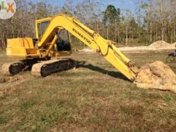 KOMATSU PC60-5 พร้อมใช้ รถประมูลมีใบอินวอย