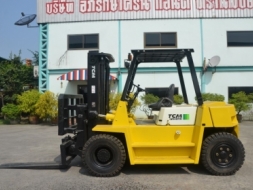 ขาย Tcm FD50Z7 ดีเซล Isuzu 6BG ออโต้ 5 ตัน ยกสูง 3 เมตรฮิ้งฟอร์ค