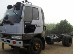 HINO FC4J 140 แรง ช่วงต่อดั๊ม หัวเดิมๆไม่เคยทำสี แซสซีสวยตลอดเส้น เอาไปต่อดั๊มแจ๋วเลย