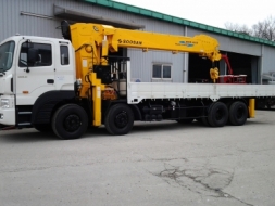 ขายเครนติดรถ นำเข้าจากเกาหลียี่ห้อ SOOSAN