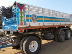 ขายหางพ่วงดัมพ์สามมิตร3เพลาแท้