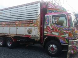 HINO FM2P 380 แรง เบรคแห้งตัวใหม่ ดั๊มพ์แม่ลูก กระบะพืชไร่ ลูก 3 เพลา