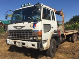 <<640,000>>Hino FR 260 แรง เทนเลอร์ ติดเครน เพลาเดียว สภาพพร้อมลุยงาน
