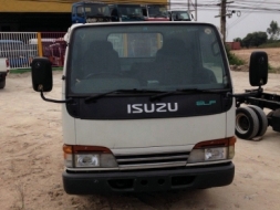 รถประกอบ อีซูซุ แอล ELF การ์ตูน หกล้อจิ๊ว เครื่อง 3,100cc LPG สวยๆ