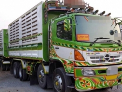 ขายรถสิบล้อ hino FM1A 344 ปี 54 คอกเกษตรดั้มเหล็ก อู่สหกิจ รถสวยพร้อมใช้งาน
