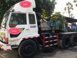 ขายด่วนรถบรรทุกสิบล้อหัวลาก มิซูบิชิ เครื่องยนต์ 190แรง