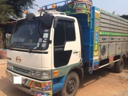 6 ล้อ HINO FC 2JJA เครื่อง JO8C ดัมพ์ อลูมิเนียมคอกเกษตร