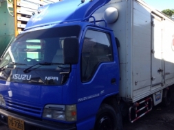 ขาย 6 ล้อ อีซูซุ NPR เครื่อง 130 แรง ตู้แห้ง ยาว 5 เมตร