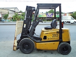 ขายรถยกSUMITOMO 2 ตัน (รุ่นใหม่) เครื่องดีเซล เกียร์ออโต้ กระบอกคู่ แผงงาสไลด์ เสาสูง 3 เมตร ยางต