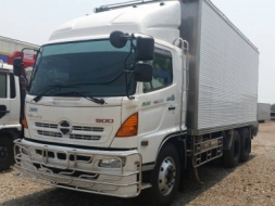 รถ HINO MEGA 10 ล้อตู้บรรทุก เก็บความเย็น