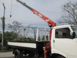 6 ล้อ HINO ติดเครน UNIC 290 4 ปอก 3 ชัก