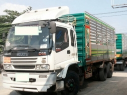 ขายรถ 10 ล้อ ISUZU FXZ 270 แรงม้า 2 เพลา แม่ลูก กระบะมิเนียม พื้นสแตนเลส สภาพสวยพร้อมใช้ สนใจติดต่อ