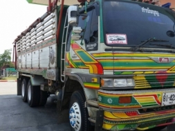 ขายรถพ่วง HINO FM 2K เครื่อง 344 สภาพสวย พร้อมใช้งาน ภายในสวยมีแอร์ มีลำโพงลากลูก