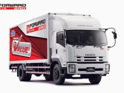 หา หกล้อ Isuzu FTR 240 ตู้สิบบาน 7.6 ม.