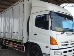 HINO FG เครื่องยนต์ 212 แรง ตู้ 10 บาน ยาว 7.20 เมตร รถสวย พร้อมใช้งาน