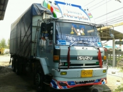 ขาย ISUZU 10ล้อ ROCKY 195 FVM 32 MR เพลาเดียว ปี2538 เครื่อง 6HE1 กระบะเหล็ก
