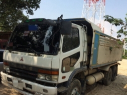 ขายสิบล้อพ่วงดั้มติดก๊าซNgv8ถังMITSUBISHIเครื่องแดวู340แรง