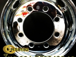 กะทะล้อเหล็กรถบรรทุกชุบโครเมี่ยม ทุกขนาด โทร.081-7539499 เอ