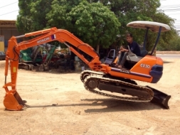 ขายรถแบ็คโฮ HITACHI EX30-2 เครื่อง4สูบ" ปั๊มนิ้วคอนโทลสั้น"(มีลายหัวกระแทรค)(มีVDOชม)ติดต่