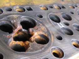 รับซ่อม ฝาสูบรถที่แตกร้าว p11 jo8 jo9c k13 pe ek100 แคท  910 แคท 3116แคท 920ฯลฯ