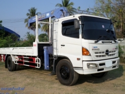 ขาย 6 ล้อ ฮีโน่ เมก้า เครน 5 ตัน 212 แรง 7.30 ม. รวมเครน ปี 2005 เครนทาดาโน่ 4 ปลอ