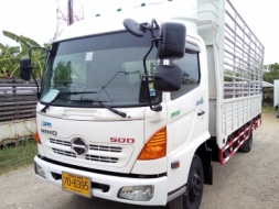 6 ล้อกลาง *Euro.3* HINO *ซีรีย์500* FC9J 150 แรงม้า *คอมมอนเรว* *ยาว 5.50 ม.* รถสวยเดิม+สวยจริง