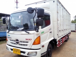 6 ล้อกลาง *Euro.3* HINO *ซีรีย์500* FC9J 175 แรงม้า *คอมมอนเรว* *ยาว 6.50 ม.* รถสวยเดิม+สวยจริ