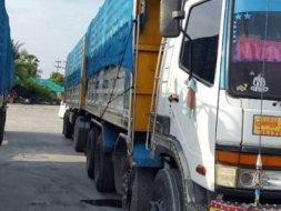 ขาย รถพ่วง ดั้มแม่ ลูก หลงTF. เครื่อง 6M 245 แรงม้า ยกหัวตาหวานใส่ กระบะเหรดทั้งใบ