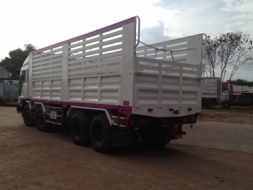 สวยๆพร้อมใช้ HINO 12 ล้อ PROFIA เครื่อง P11C 320 แรงม้า ระบบน้ำมัน กระบะคอกสูง ยาว 7.50 เมตร สูง 2.