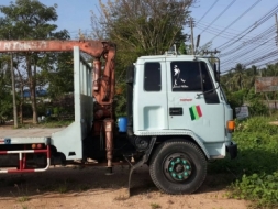 IZUZU FRR 195 หกล้อ ยาว7.2 ปี55 สวยเดิม ค.แน่นๆ ติดเครน 3ตัน ยางเต็ม 7เส้น