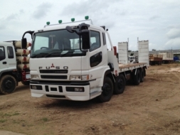 ขายไม่แพงโทรสอบถามได้ค่ะ MITSUBISHI FUSO 12 ล้อ SUPERGRATE เครื่อง 6M70 380 แรงม้า กระบะบรรทุกแมคโค