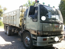 รถบรรทุก 10 ล้อใหญ่ HINO ดั๊มพ์ได้ ติดแก๊สNGV100% ราคา 850,000 บ.