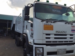 ขาย รถบรรทุกพ่วง แม่ลูกดั้ม ISUZU 360 ปี 52 สภาพสวยครับ