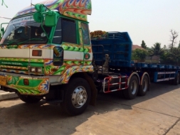 ขายด่วน รถสิบล้อหัวลาก พร้อมหางพื้นเรียบสามเพลา NISSAN 290 สภาพดี พร้อมใช้งาน เอกสารพร้อม