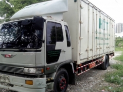 หกล้อ HiNO FF3H PLA 195แรง บรรทุกตู้แห้ง ยาว7.20ม สภาพพร้อมใช้งาน เล่ม ทะเบียนพร้อมโอน