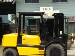 +++ ขายโฟล์คลิฟท์ YALE FD40 ขนาด 4 ตัน เครื่องยนต์ดีเซล เสา 3 เมตร เกียร์ออโตเมติค ยางตั