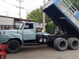 รถสิบล้อหัวยาว ดั้ม isuzu เครื่อง HO6C ช่วงล่าง ฟูโซ่ เอกสารพร้อมโอน ทะเบียนเต็ม 