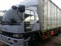Hino สมอเงิน ปี43 / 6ล้อ ตู้10บาน ยาว7.20m เครื่อง210 แรงม้า