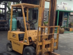 +++ ขายโฟล์คลิฟท์ KOMATSU FG14-12 ขนาด 1.4 ตัน เครื่องยนต์เบนซิน ติดแก๊ส เสา 4 เมตร เกียร์อ