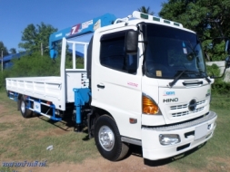 ขาย 6 ล้อ ฮีโน่ เมก้า เครน 3 ตัน 175 แรง 6.50 ม. รวมเครน ปี 2008 3 ปลอก 2 ชัก ขาเ