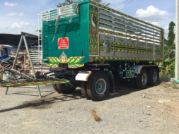 ขายหางพ่วงใหม่ดั้ม3เพลายาว7เมตรเพลาZMใหม่ทั้งหมดชุดจดทะเบียนพร้อม