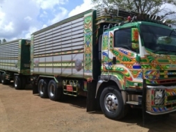 ขายรถบรรทุก 22 ล้อ พ่วงแม่-ลูกดั๊มพ์ ยี่ห้อ ISUZU DEGA FXZ 360 แรงม้า ปี 2553 ( เจ้าของขายเอง ไม่ร