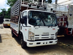 ISUZU NPR 150 hp กระบะคาร์โก้คอกเหล็กยาว 4.30m รถวิ่ง 2x,xxx km