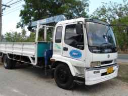 ขาย ISUZU FORWARD 200 แรง EURO 2 กระบะบรรทุก มีเครน สภาพสวยพร้อมใช้งาน