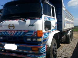 10ล้อ ดั้มFM227 220แรงม้า กระบะเลส