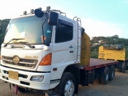 10ล้อพื้นเรียบ แม่-ลูก hino mega 320 ปี2548