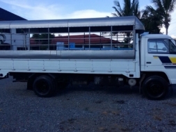 ขายรถหกล้อ115แท้รถห้างยาว5เมตร ยางดี คัสซีสวย เครื่องดีมาก พร้อมหลังคาสวยๆ พื้นกระบะปูเหล็กตีนเป็