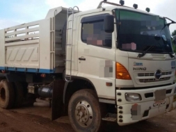 ขายรถสิบล้อ hino FM1A 344 ปี 54 เบครแห้ง พ่วงแม่ลูกดั้มสามมิตร รถสวยพร้อมใช้งาน