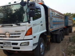 ขายดาวน์รถพ่วง 18 ล้อดั้ม แม่-ลูก กระบะปิเนียม ยี่ห้อ Hino รุ่น Mega FM2P