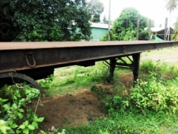 ขายด่วน **หางพื้นเรียบ 2 เพลา พร้อมทะเบียน** ราคาไม่แพง